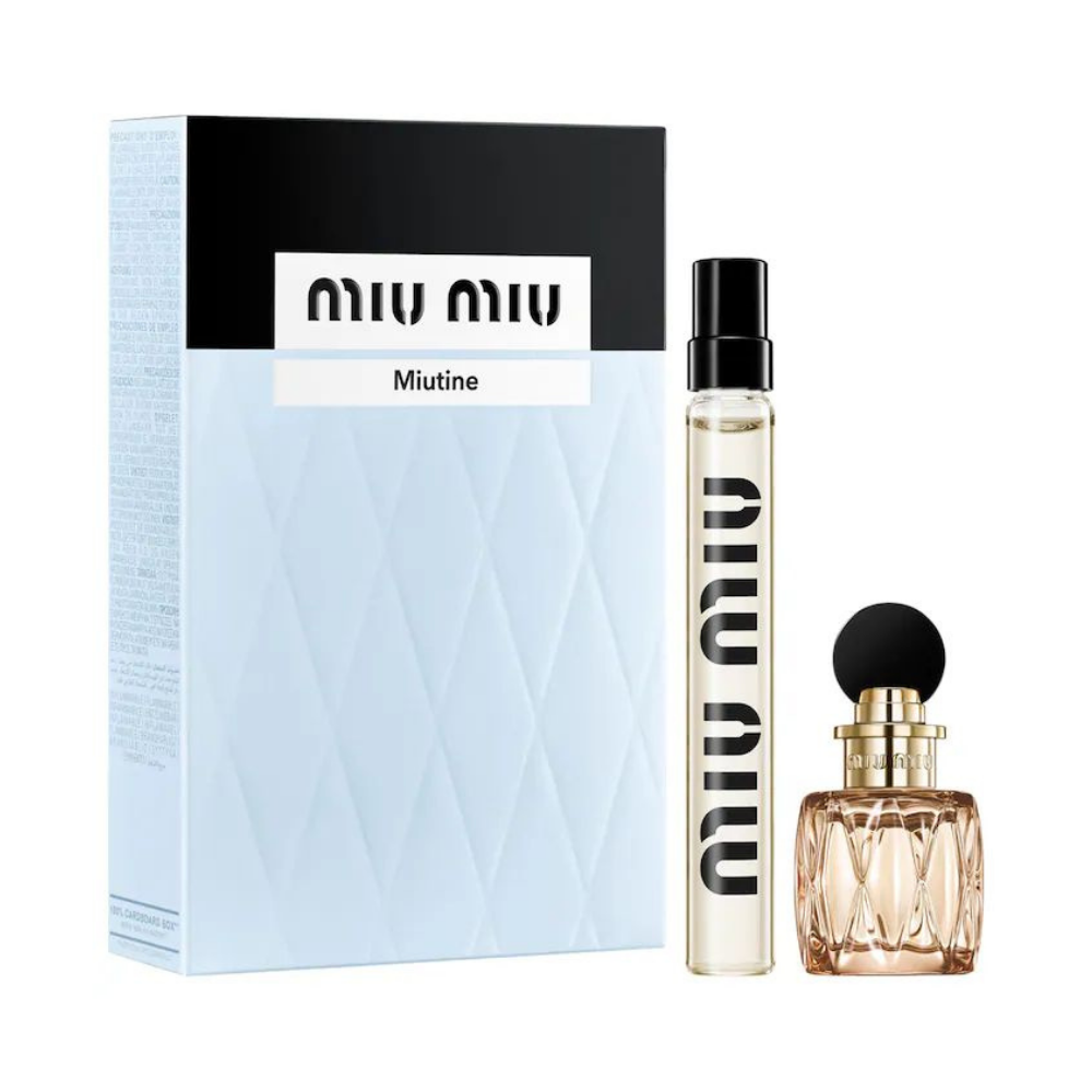 Miu Miu – Set Mini Fragancias (Eau de Parfum + Travel Spray)