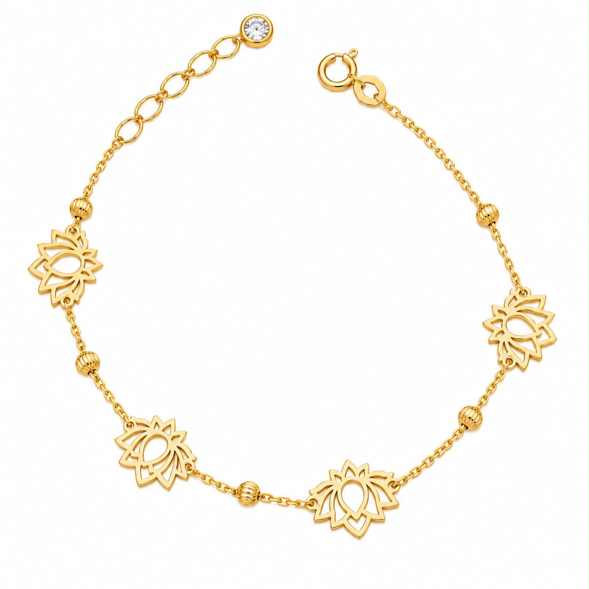 Pulsera de Loto y Esferas