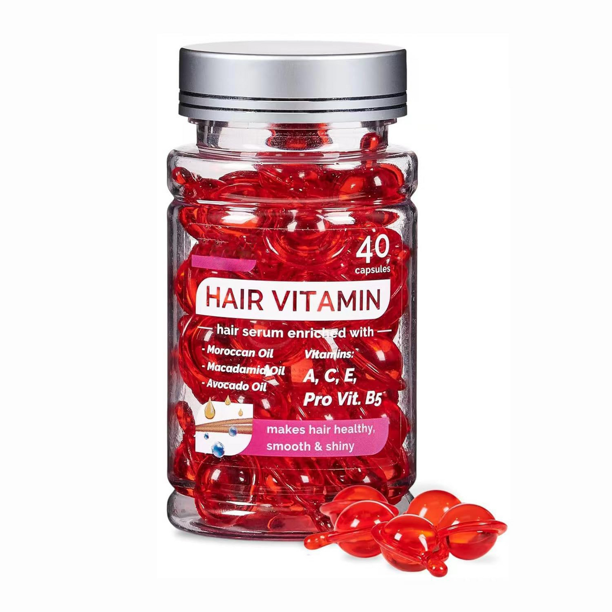 Hair Vitamin Hair Serum Capsules – 40 Cápsulas