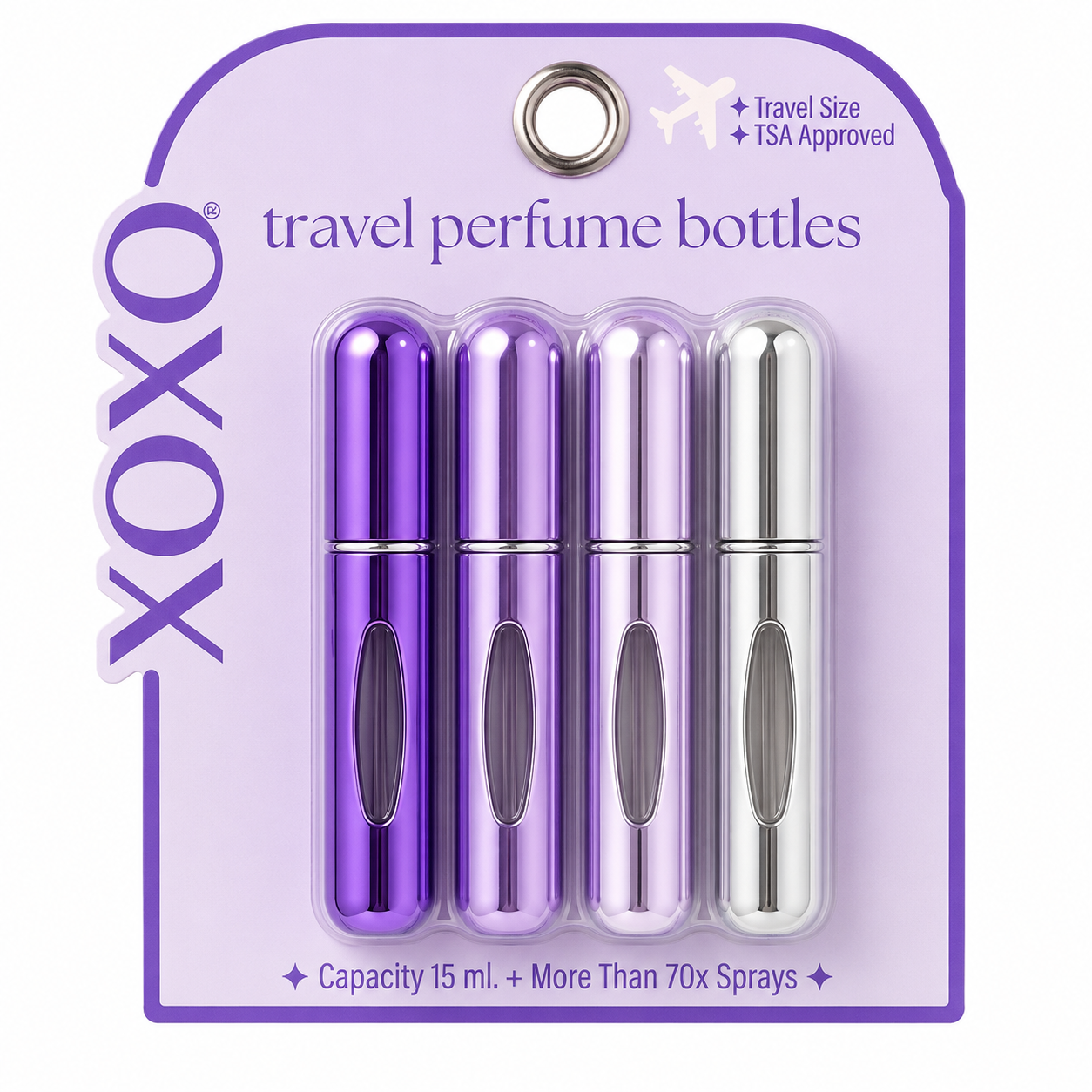Travel perfume bottles