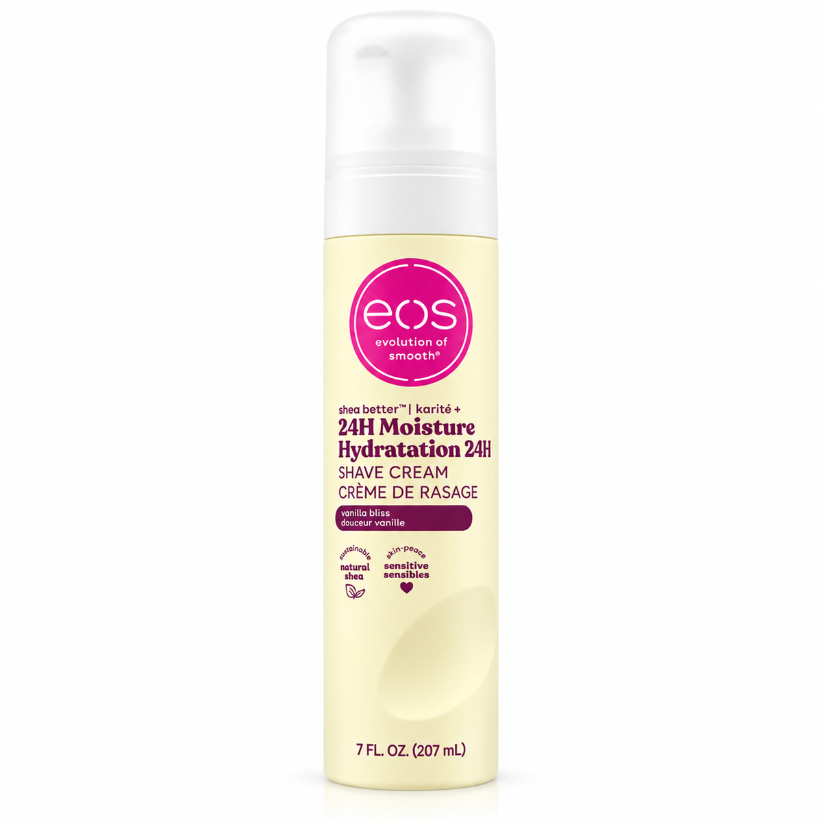 eos Vanilla Bliss – Shea Better 24H Moisture Shave Cream