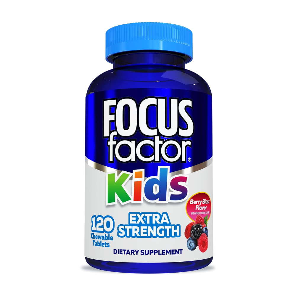 Focus Factor Kids Extra Strength – 120 Tabletas Masticables