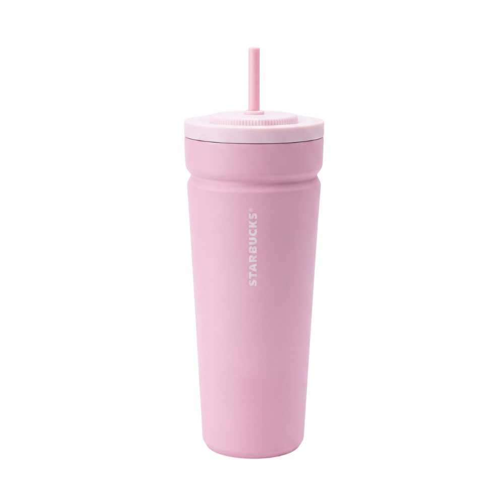 Vaso Starbucks Rosa con Popote