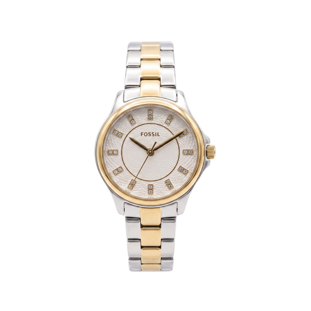 Reloj Fossil para Dama – Acero Inoxidable Bicolor
