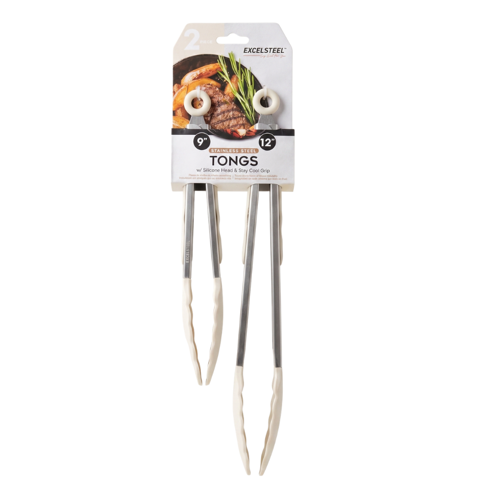 Pinzas de Cocina de Acero Inoxidable – Set de 2 Piezas