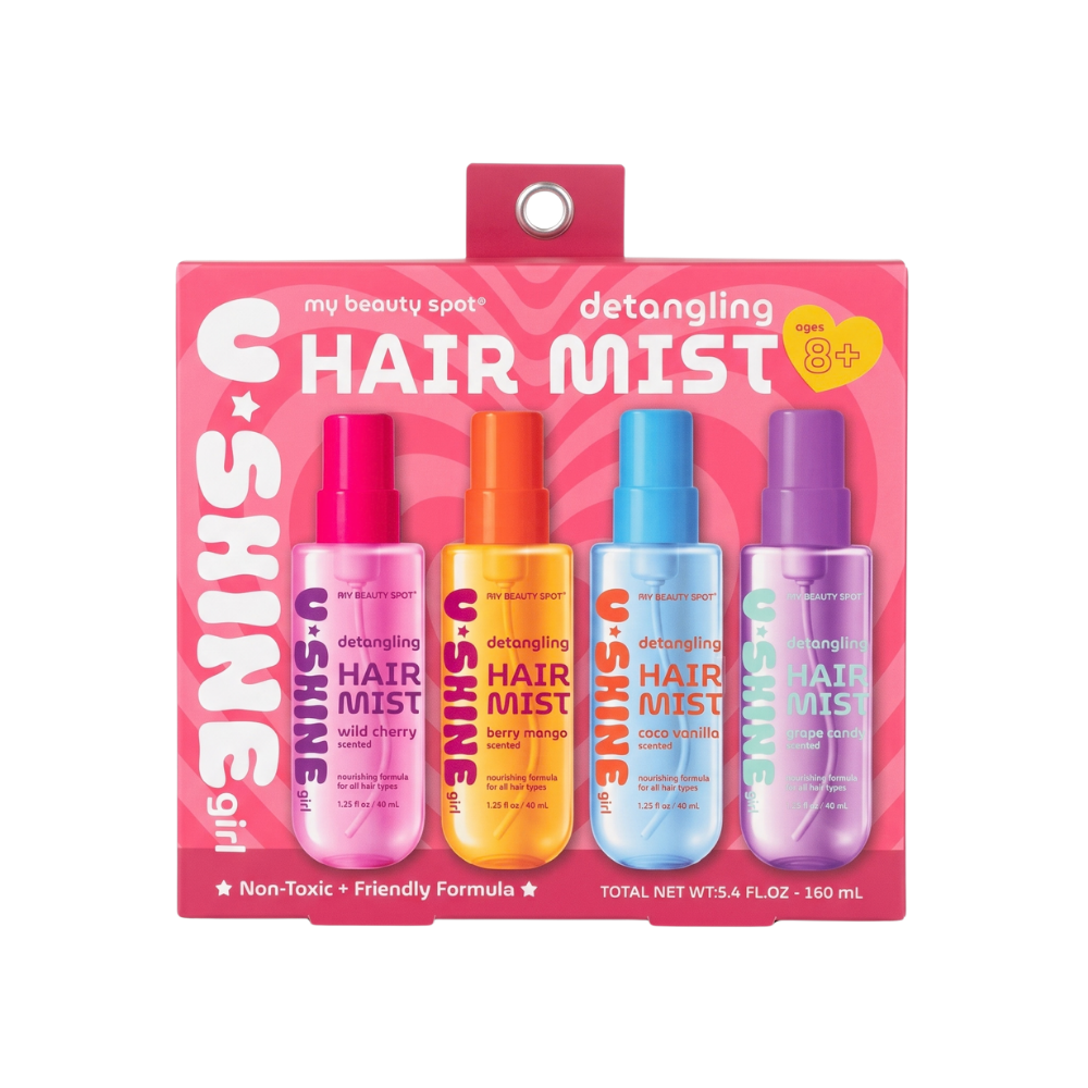 My Beauty Spot U•GLOW Girl – Set de 4 Hair Mists Detangling