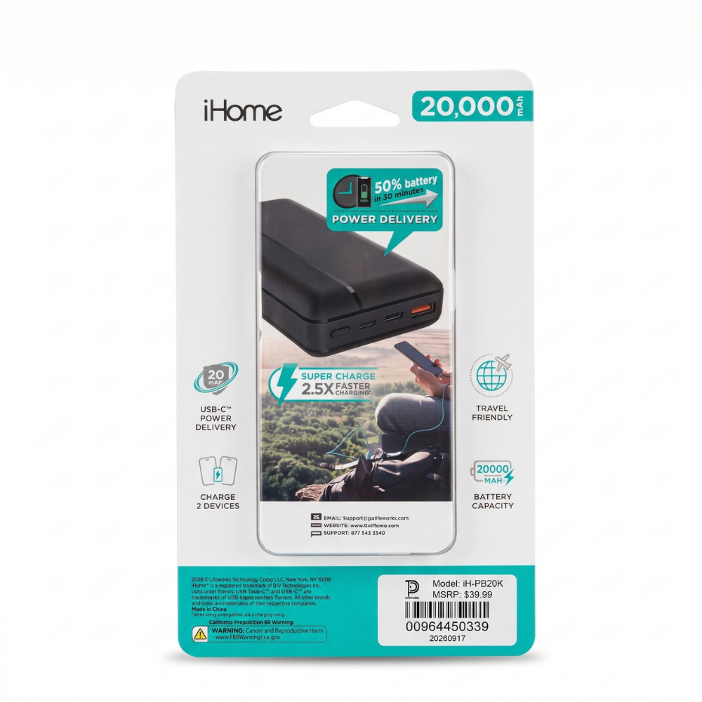 Power Bank 5,000 mAh – Carga Inalámbrica (Copia)
