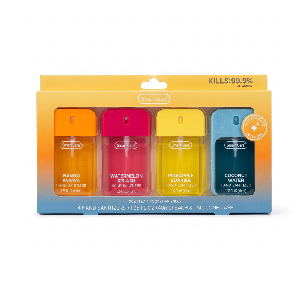 Set de 4 Sanitizantes de Manos