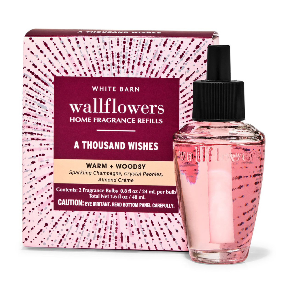 Bath & Body Works Wallflowers A Thousand Wishes – Repuesto Aromático | Cálido, Elegante y Sofisticado