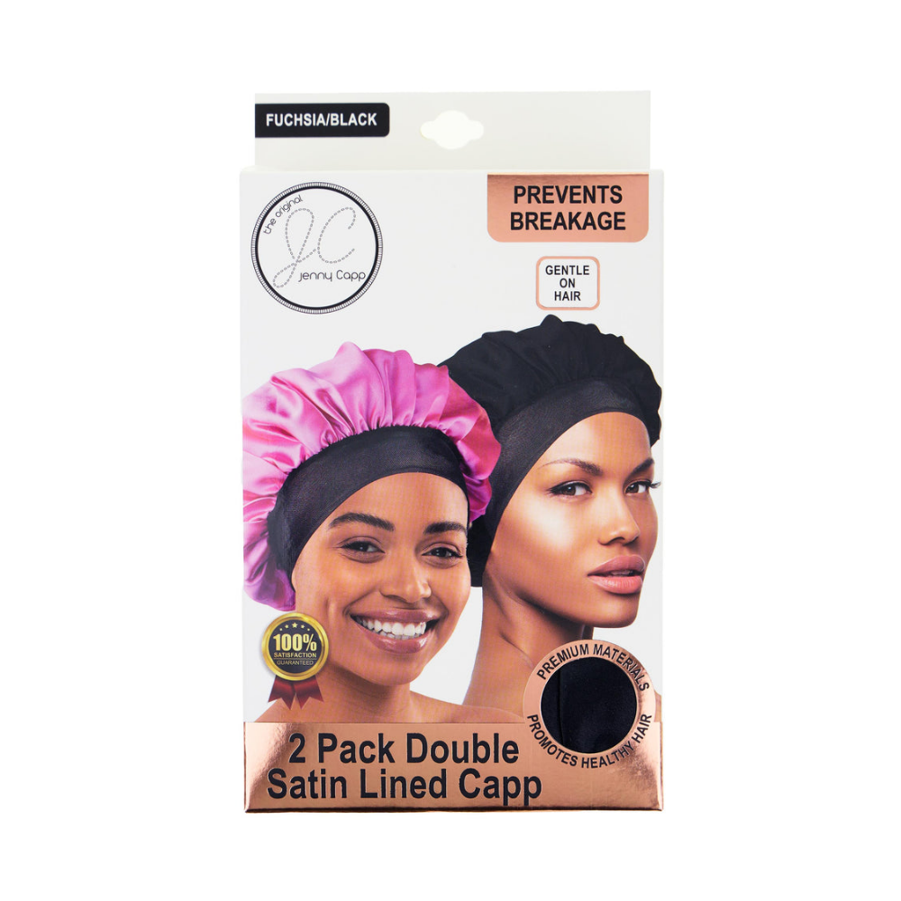 Pack de 2 Gorras Forradas en Satín