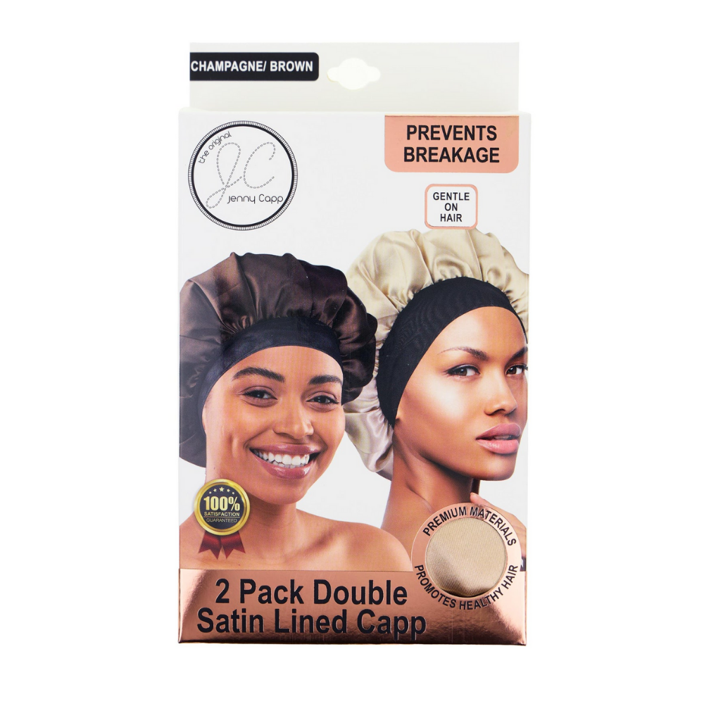 Pack de 2 Gorras Forradas en Satín