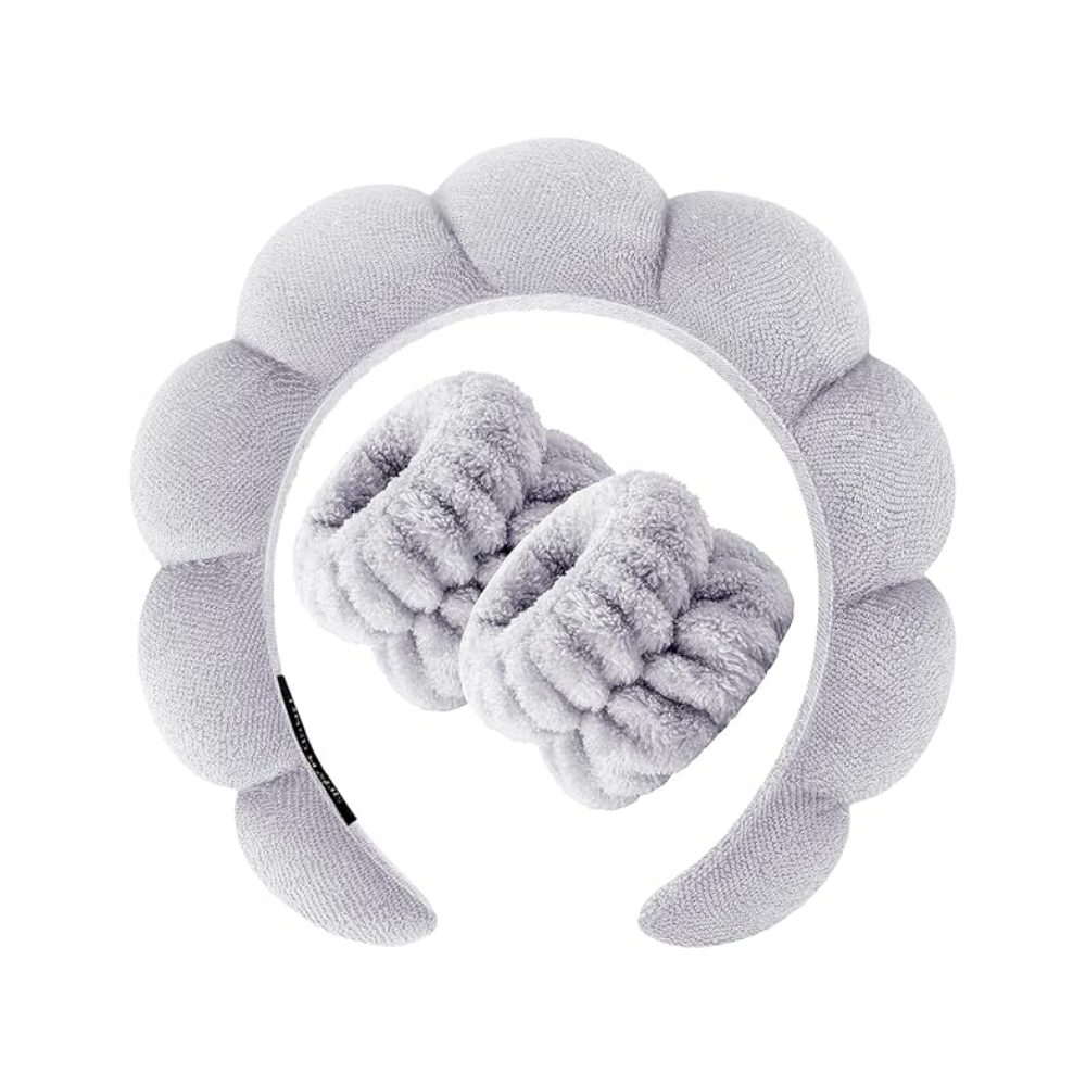 Set de Banda para el Cabello + Muñequeras Antigoteo