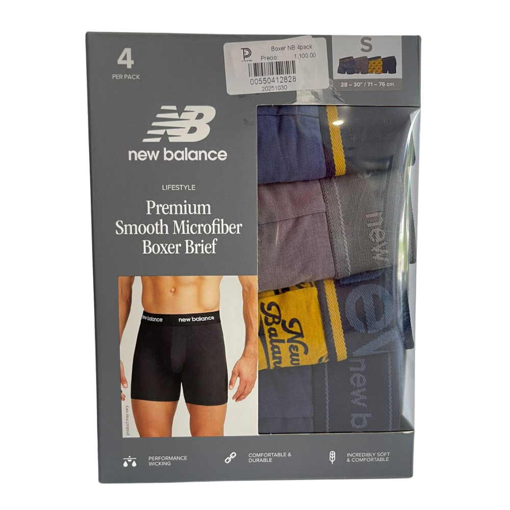 Talla S - 4 Boxers