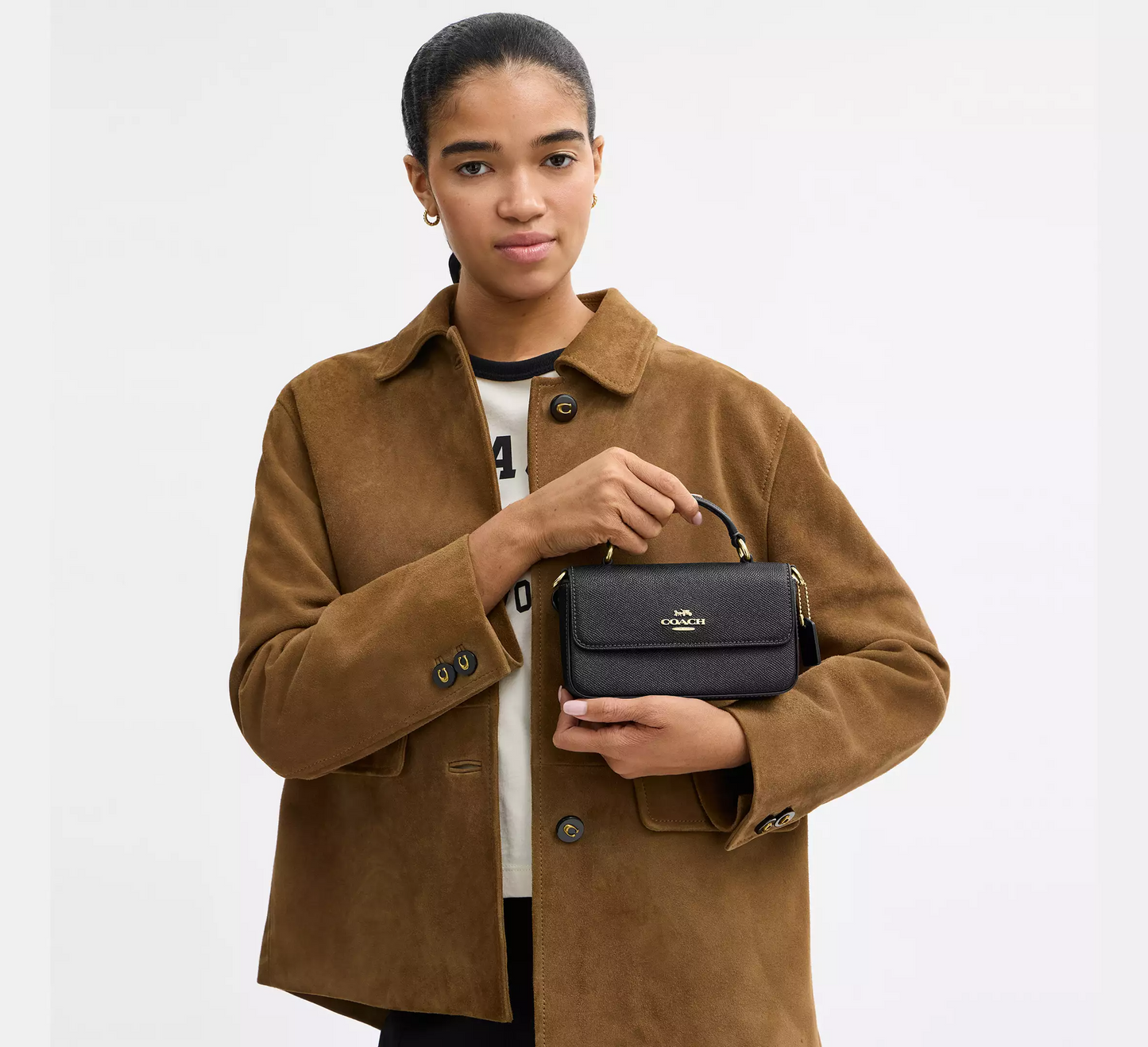 Coach mini josie top handle bag