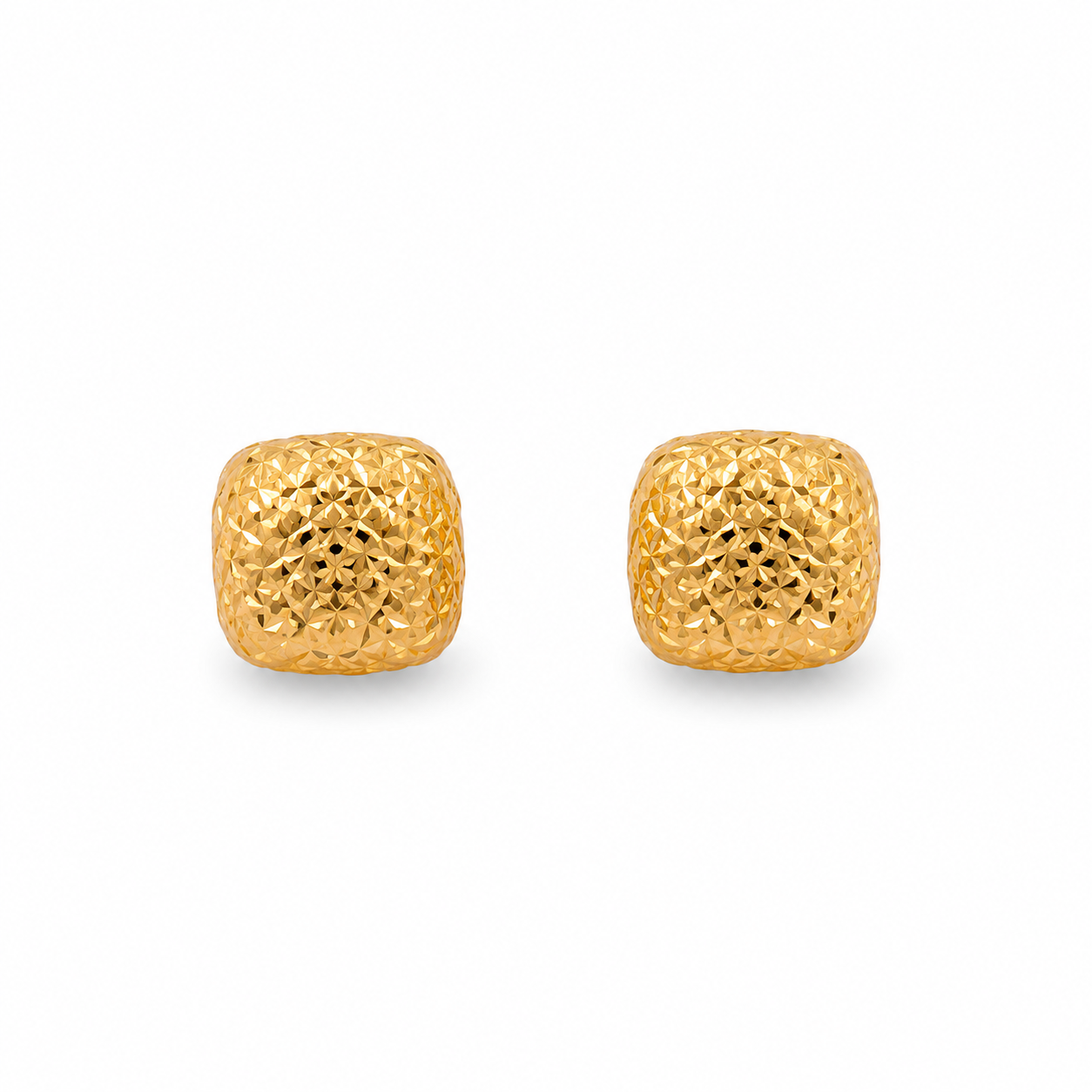 Aretes Cuadrados Texturizados
