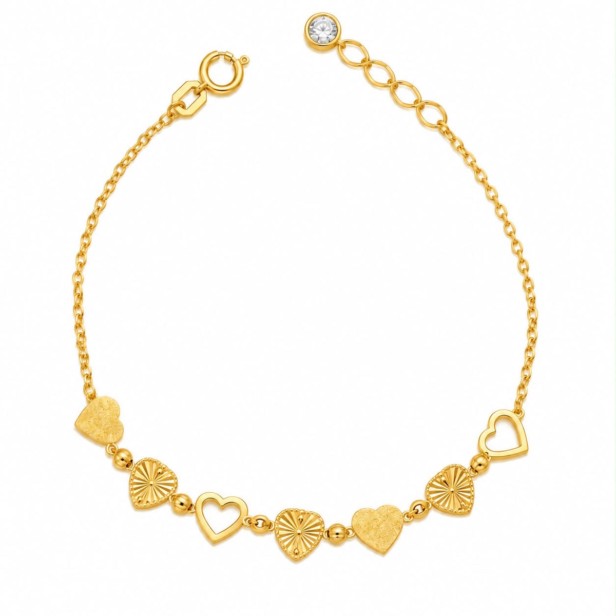 Pulsera de Corazones