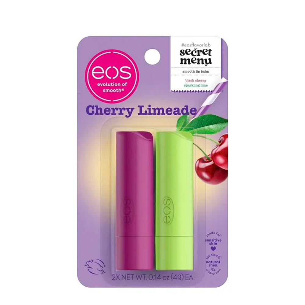 Bálsamo en barra eos Duo – Cherry Limeade