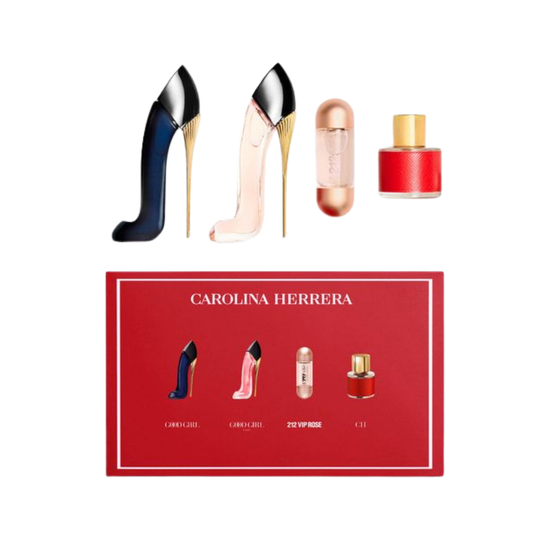 Set de Perfumes Mujer Carolina Herrera – Good Girl + 212 VIP Rose + CH
