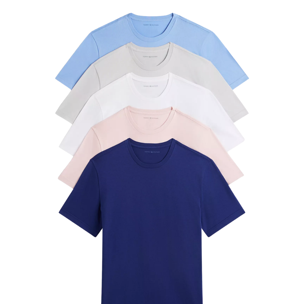 Set de 5 Camisas Básicas Tommy