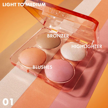 Colorful face palette Sephora 01