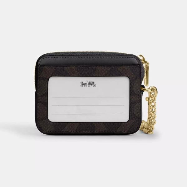 Zip Card Case Coach