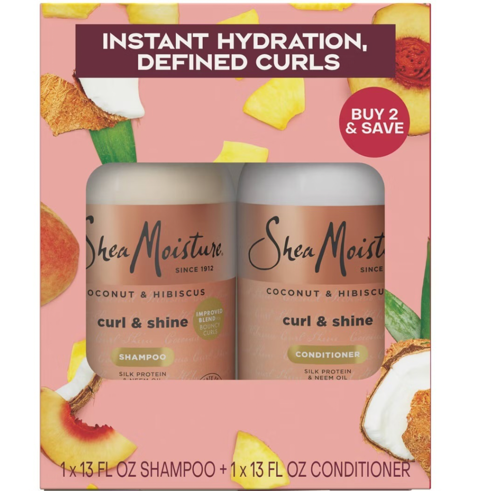 Set SheaMoisture Coconut & Hibiscus Curl & Shine