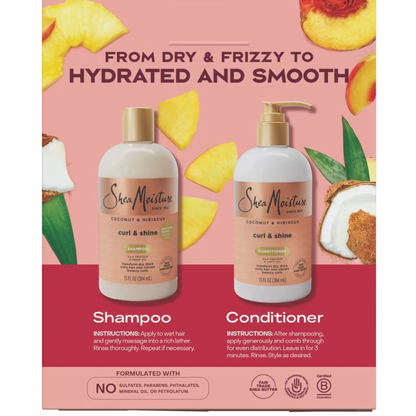 Set SheaMoisture Coconut & Hibiscus Curl & Shine