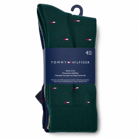 Set de 4 pares -calcetas altas caballero