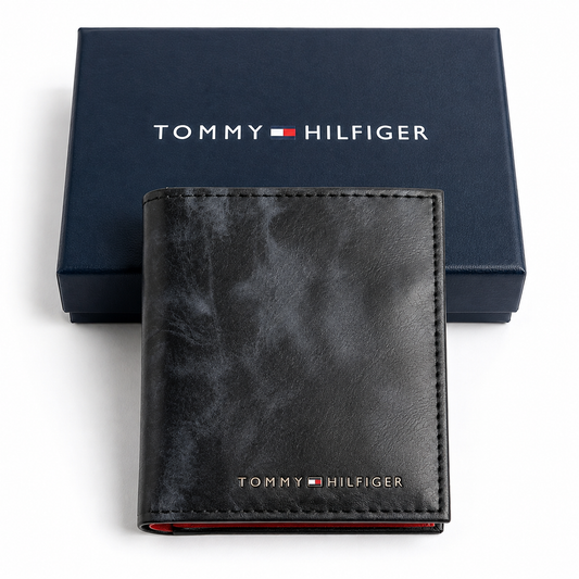 Billetera para Hombre de Tommy Hilfiger – Negra Clásica