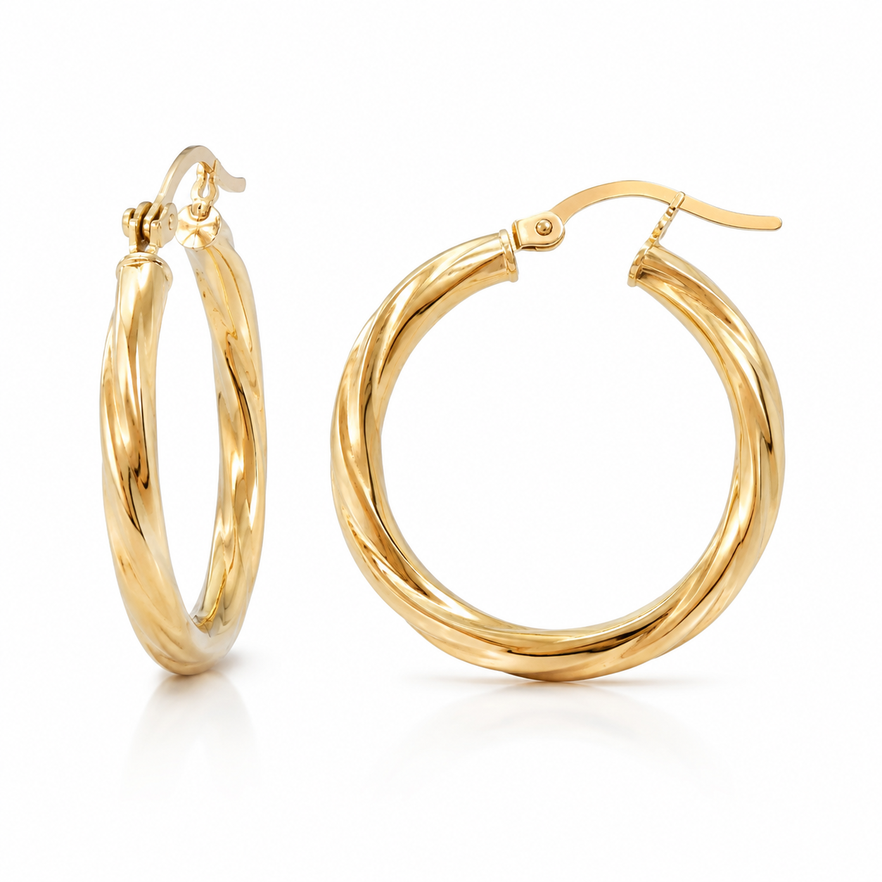 Argollas  Diseño Torcido