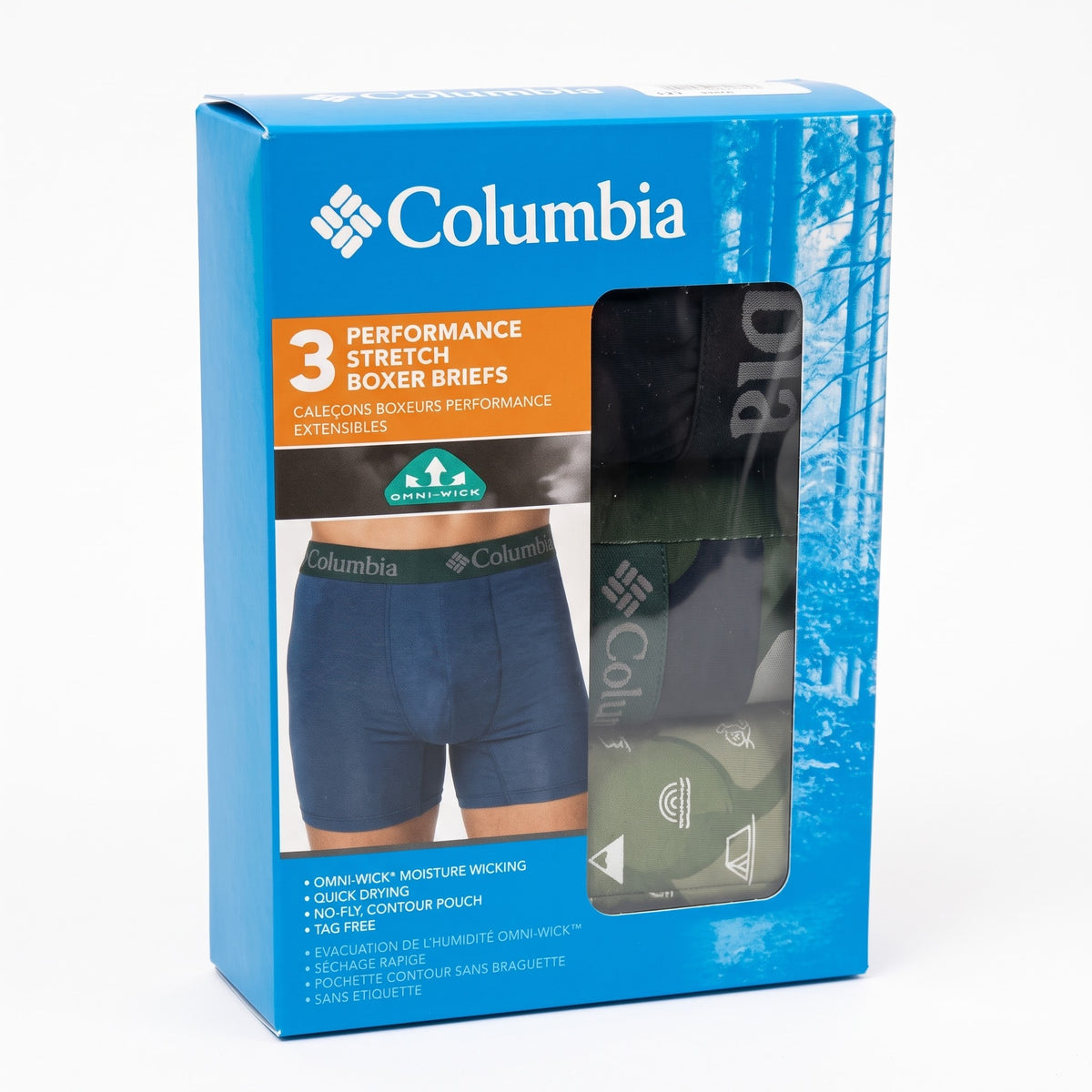 Talla XXL - 3 Boxer Columbia