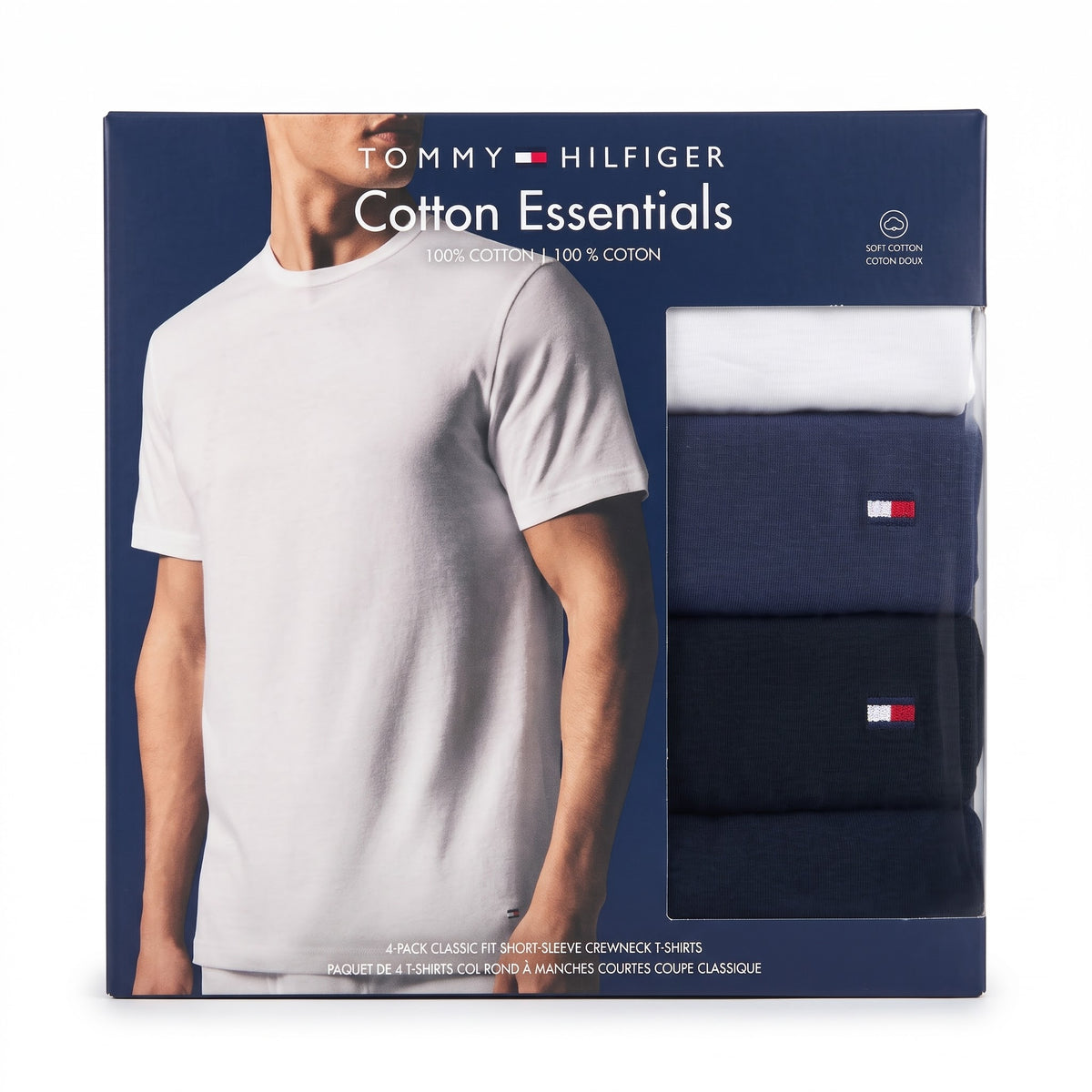 Set de 4 camisas TH - Talla L