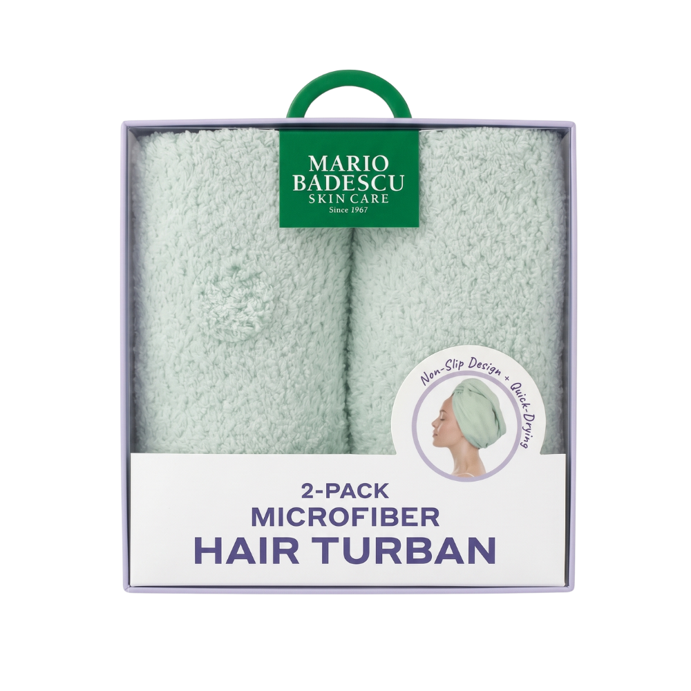 Mario Badescu 2-Pack Microfiber Hair Turban – Toallas de Microfibra