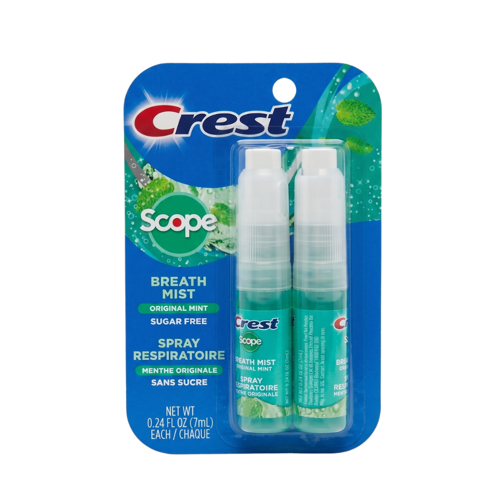 Crest Scope Breath Mist Original Mint – 2 unidades