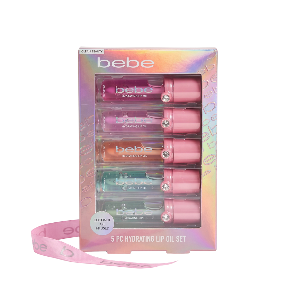 Set de 5 Aceites Hidratantes para Labios con Aceite de Coco