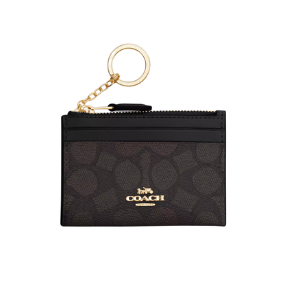 Coach Monedero Porta Tarjetas con Llavero