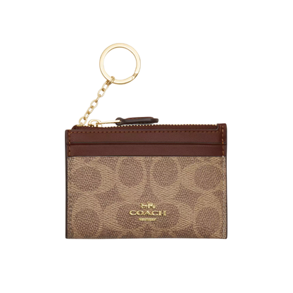 Coach Monedero Porta Tarjetas con Llavero
