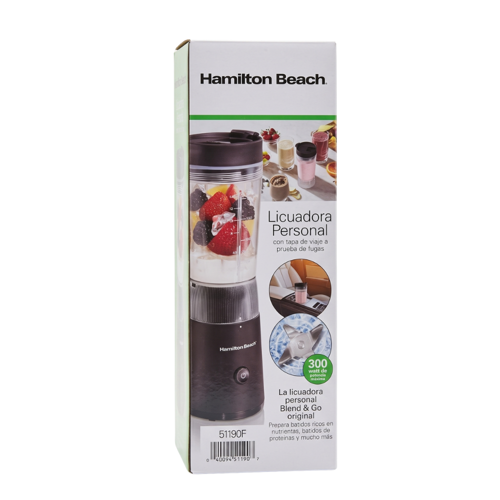 Hamilton Beach Blend & Go – Licuadora Personal 300W