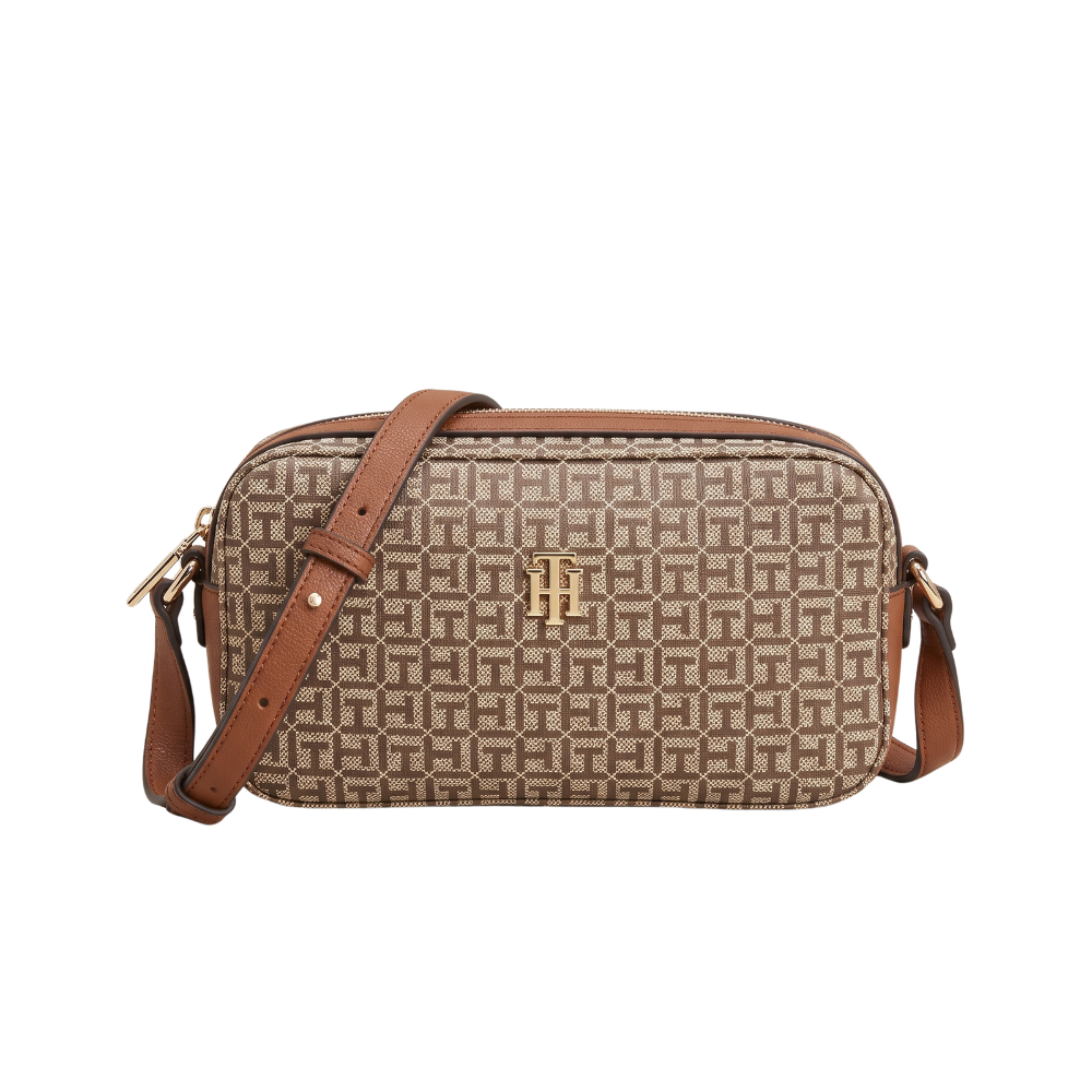 Cartera Tommy Hilfiger Crossbody para Mujer – Beige