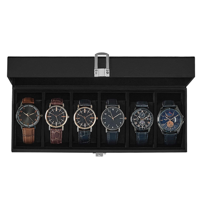 Estuche Organizador para Relojes – 6 Espacios