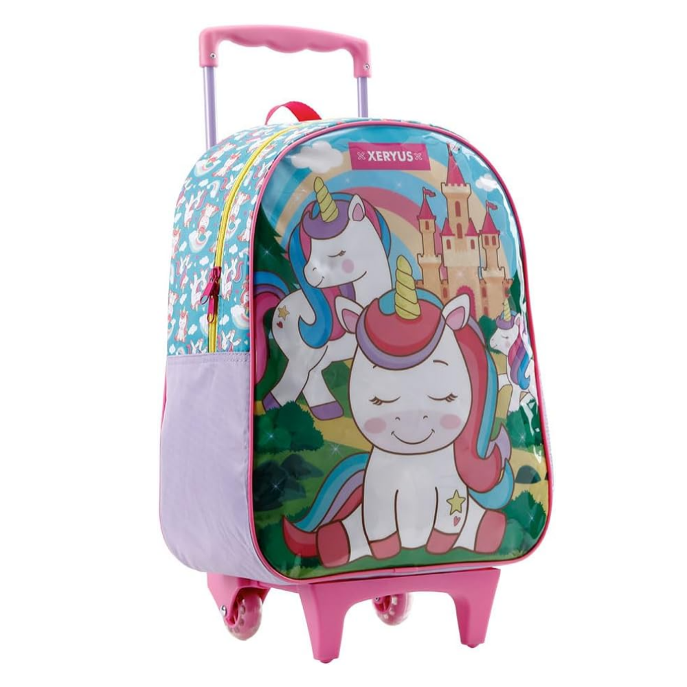 Mochila Infantil con Ruedas Unicornio