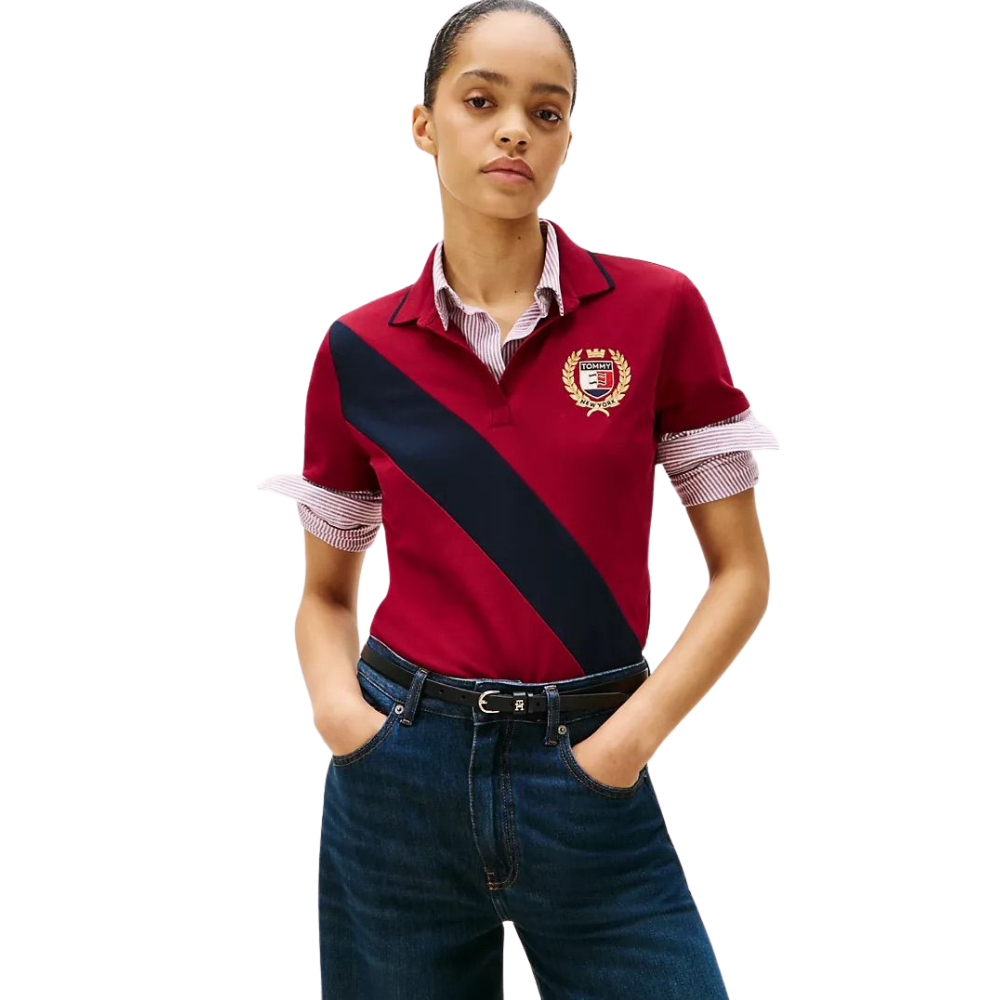 Polo Tommy Hilfiger para Mujer Color Vino – Talla XL