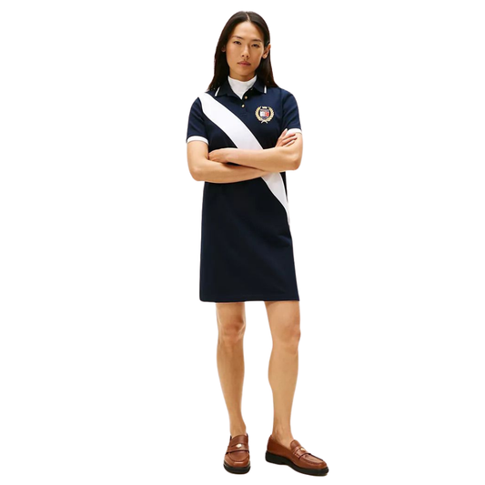 Vestido Polo Tommy Hilfiger para Mujer Azul Marino – Talla S