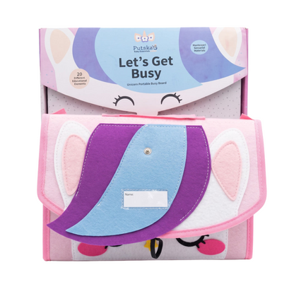 Tablero Sensorial Portátil de Unicornio
