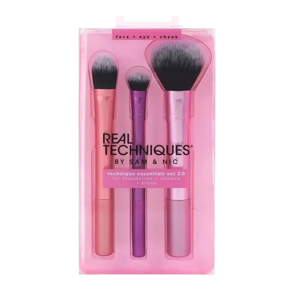 Set de Brochas Real Techniques para Rostro – 3 Piezas