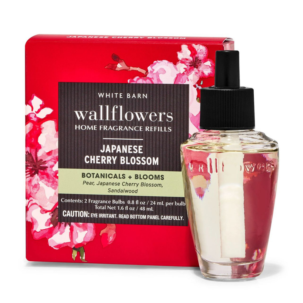 Bath & Body Works Wallflowers Japanese Cherry Blossom – Repuesto Aromático | Floral, Elegante y Relajante