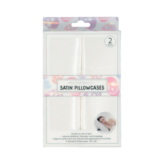 Fundas de Almohada de Satén – Pack de 2 (20” x 26”)