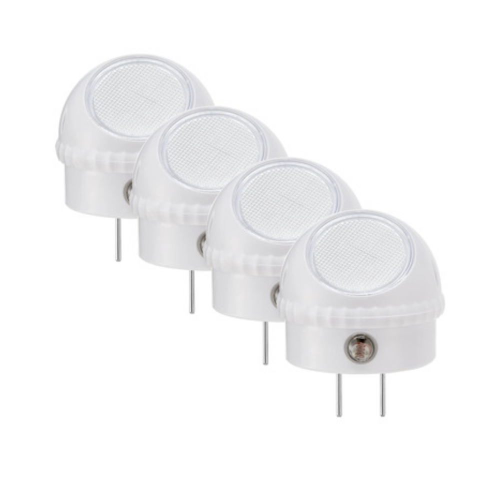 Mini Lámpara Nocturna LED con Sensor – Pack de 4 Unidades