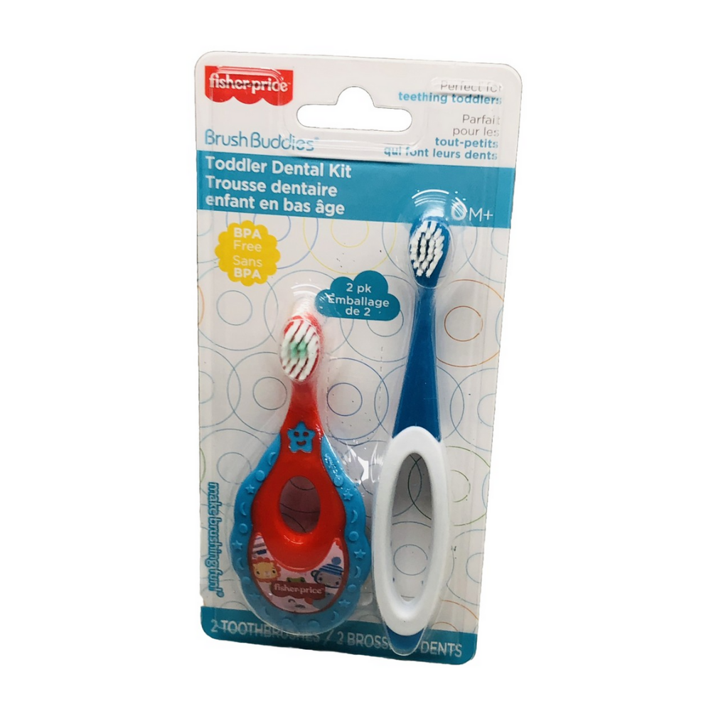 isher-Price – Kit Dental para Niños Pequeños (2 Cepillos)