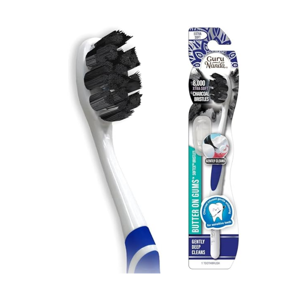 Cepillo Dental Guru Nanda – Extra Soft con Cerdas de Carbón (8,000 cerdas)